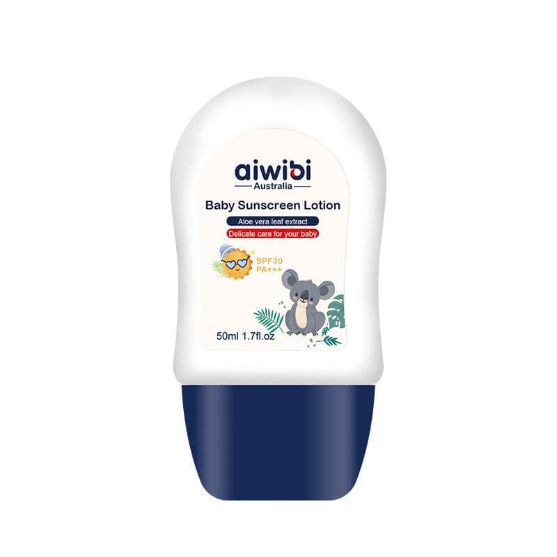 Aiwibi Baby Sunscreen Lotion Spf 30 With Aloe Vera Leaf Extract 50Ml