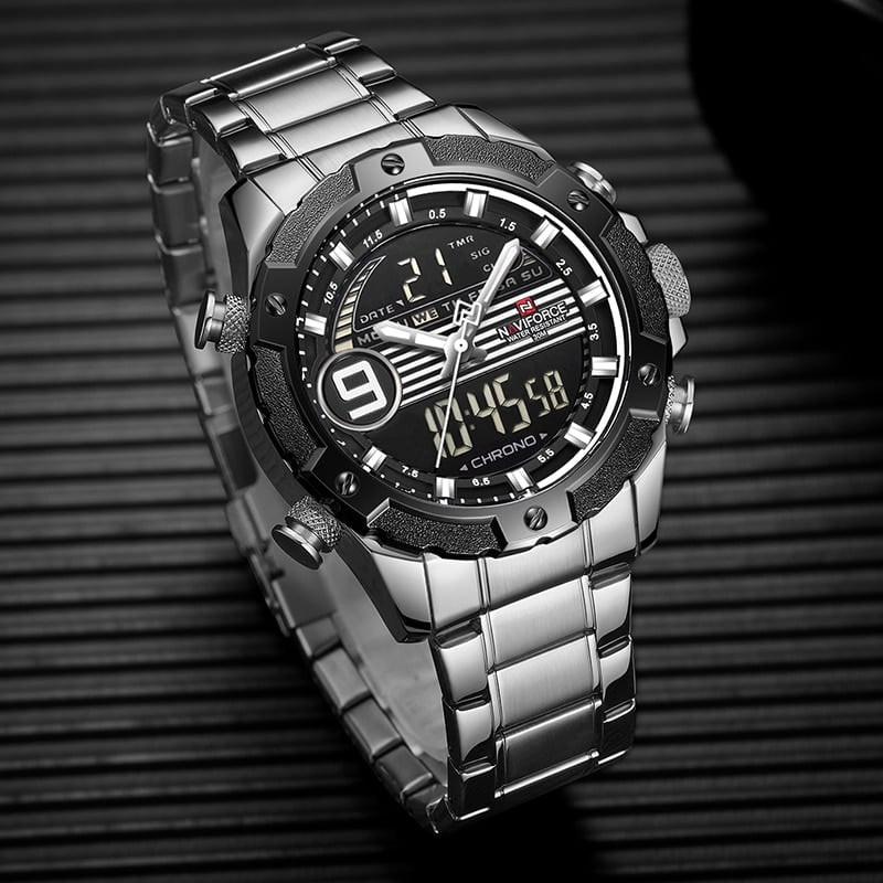 NaviForce-9138 steel Watch