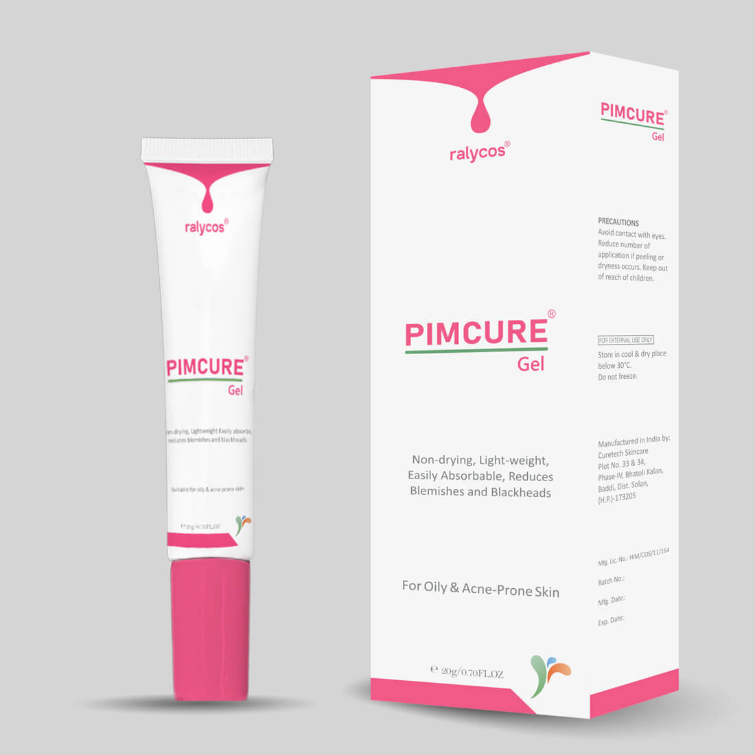 Ralycos Pimcure Gel 20Gm / Reduces Breakouts & Treats Acne