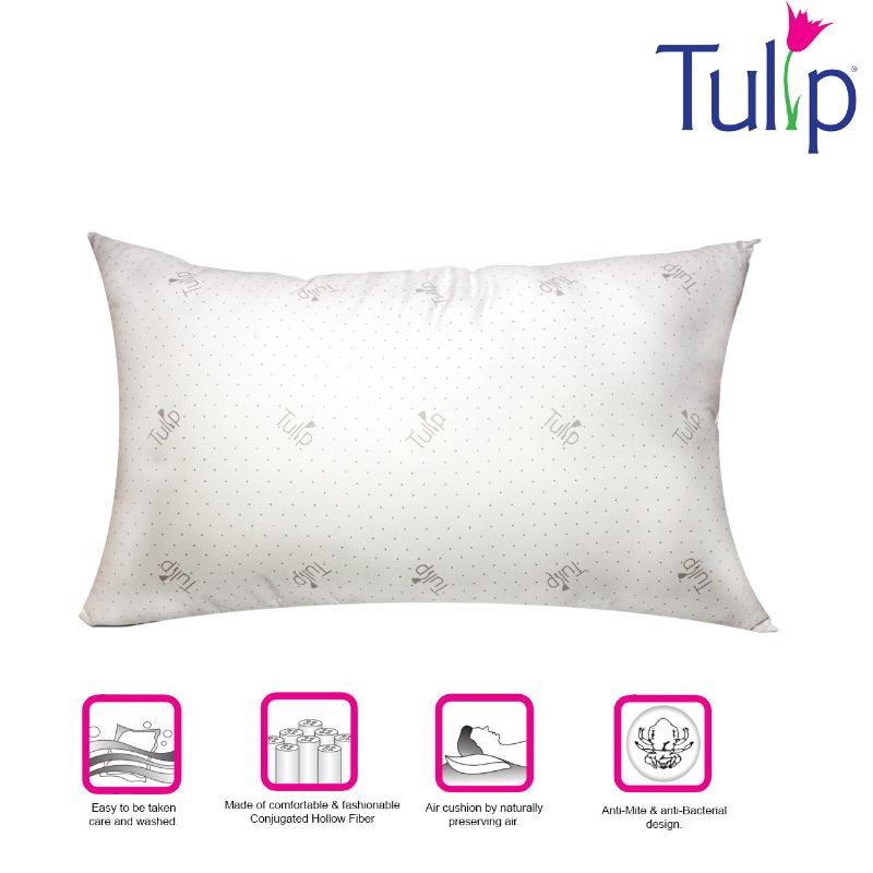 Tulip Soft Impression Cotton Pillow- Korean Fiber 18"X 28"
