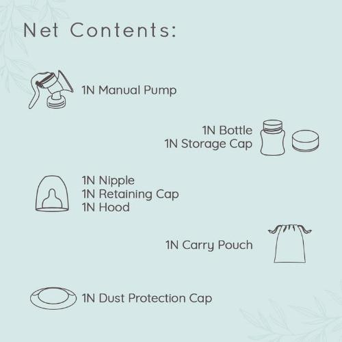 Pee Safe Manual Breast Pump (1N)