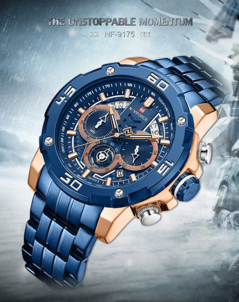 NaviForce- 9175 Blue Watch