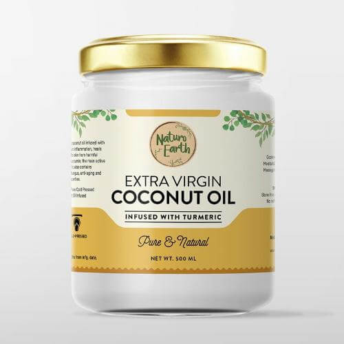 Naturo Earth Virgin Coconut Oil White Jar 500Ml