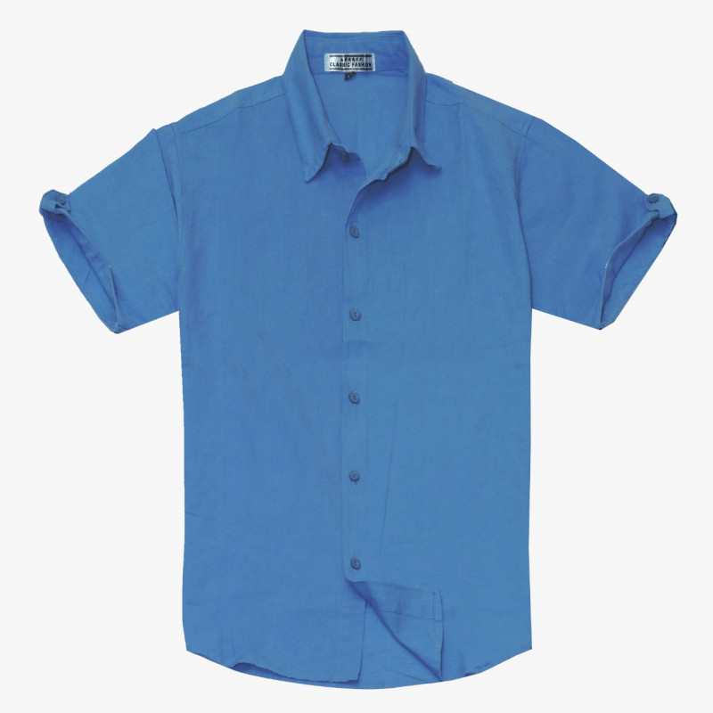 Refined Cotton Half Shirt