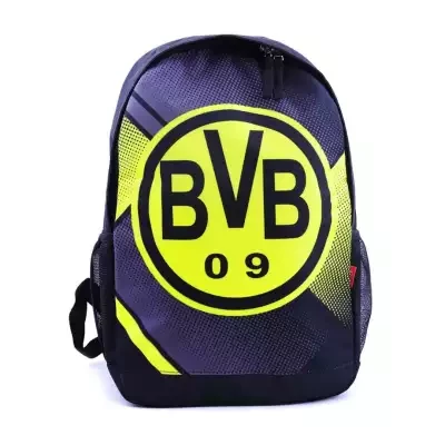 Blue/Yellow Borrusia Dortmund Printed Backpack For Men