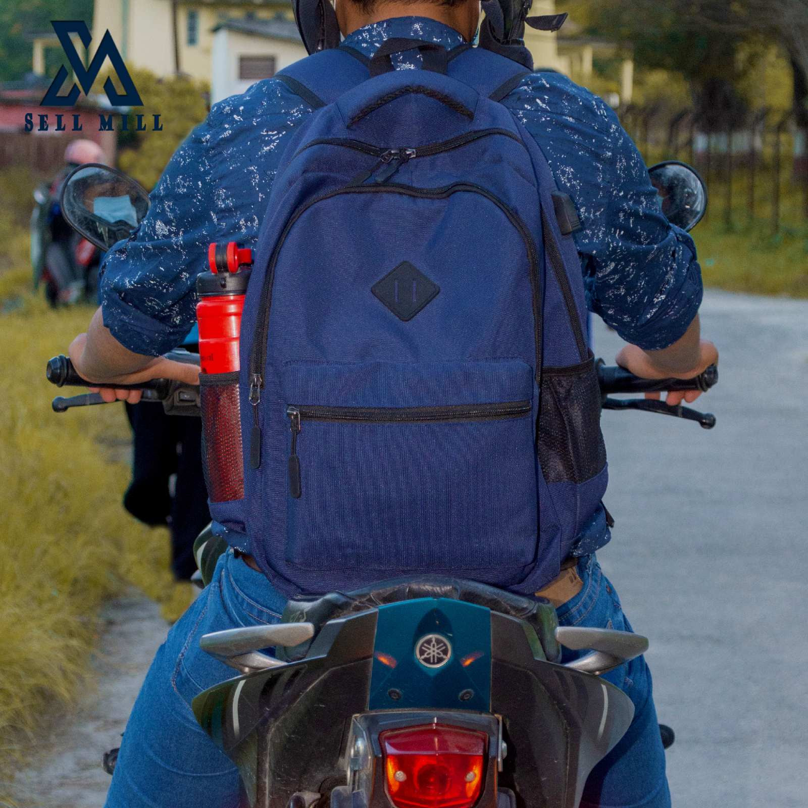 Shuffle Unisex Backpack (Blue)