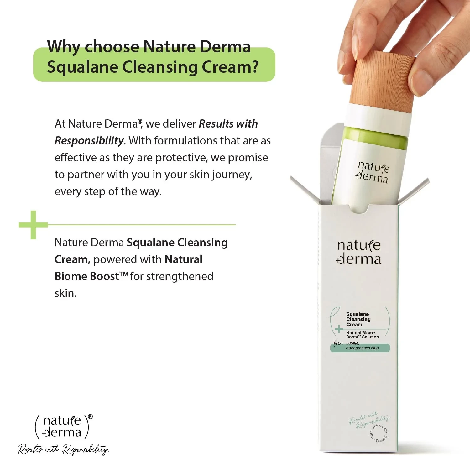 Nature Derma Squalene Cleansing Cream, 50Ml