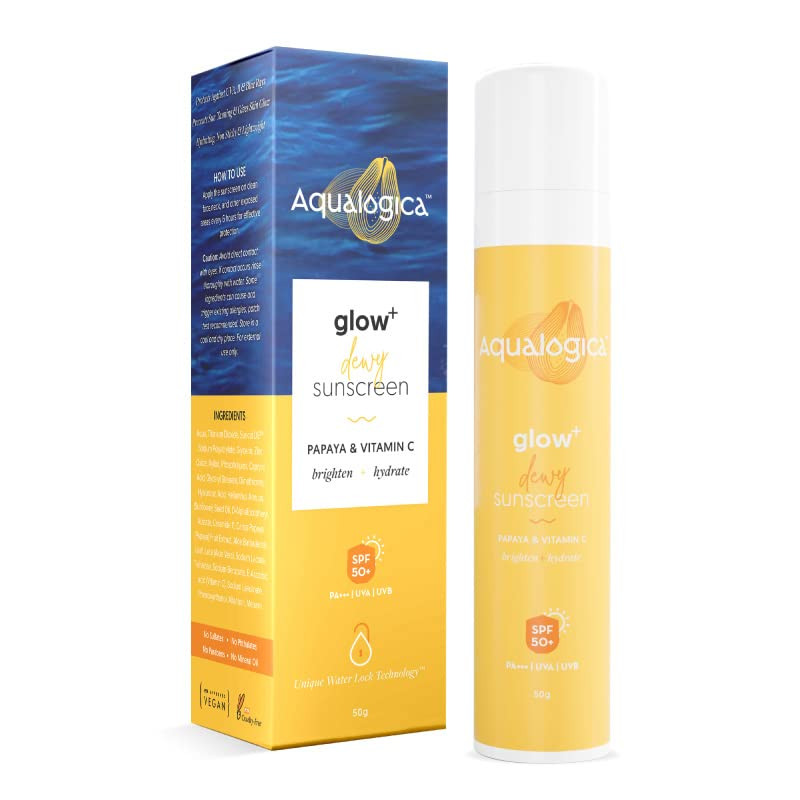 Aqualogica Glow+ Dewy Sunscreen 50Gm