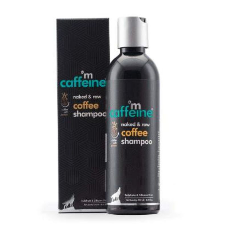 Mcaffeine Naked & Raw Coffee Shampoo For Hair Fall Control With Protein & Argan Oil 250Ml
