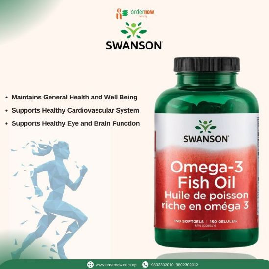 Swanson Omega 3 Fish Oil-150 Softgels