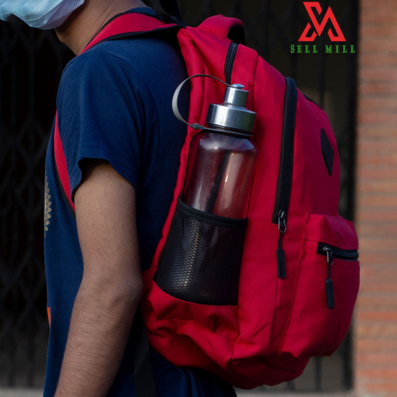 Shuffle Unisex Backpack (Red)