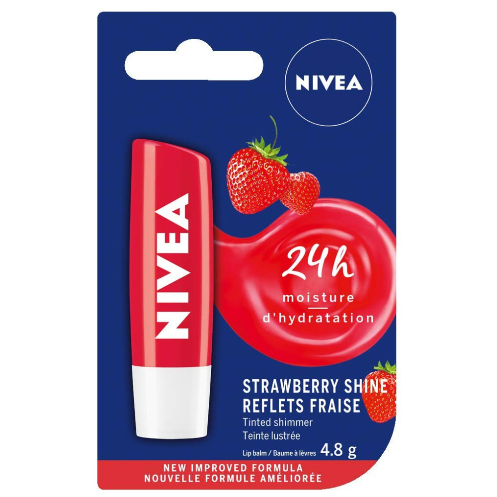 Nivea Lip Care Strawberry 4.8 Gm