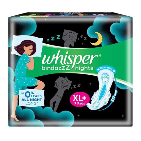 Whisper | Whisper Ultra Night XL+ 7's x 48 INR 88 [82317625]