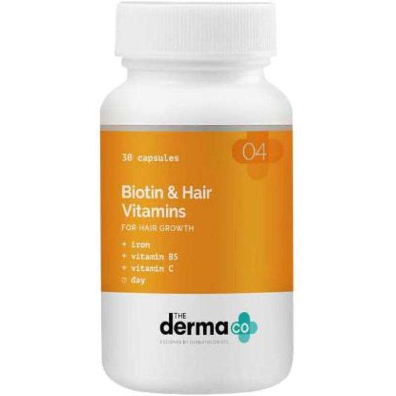 The Derma Co. Biotin & Hair Vitamins (30 Capsules)