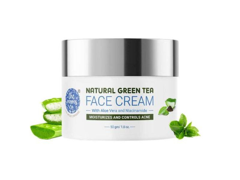 The Moms Co. Natural Green Tea Face Cream 50 gm (with mono carton) TMCSMGTFC104