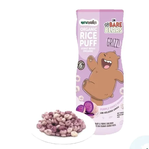 Natu Foodies Organic Rice Puff (Purple Sweet Potato)- 42G