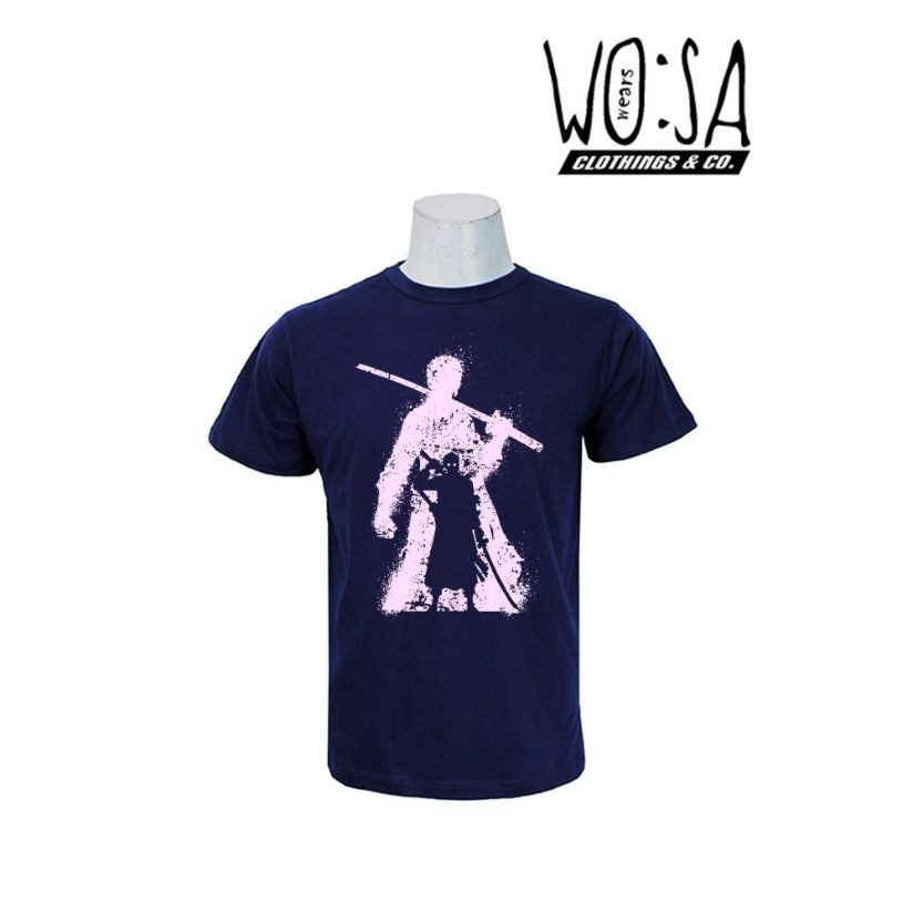 Navy Blue Character Printed T-Shirt For Men