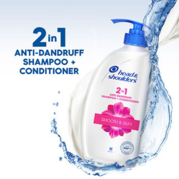 Head & shoulders | Shampoo 2in1 Smooth Silky 1000 ml x 8 [82320747]