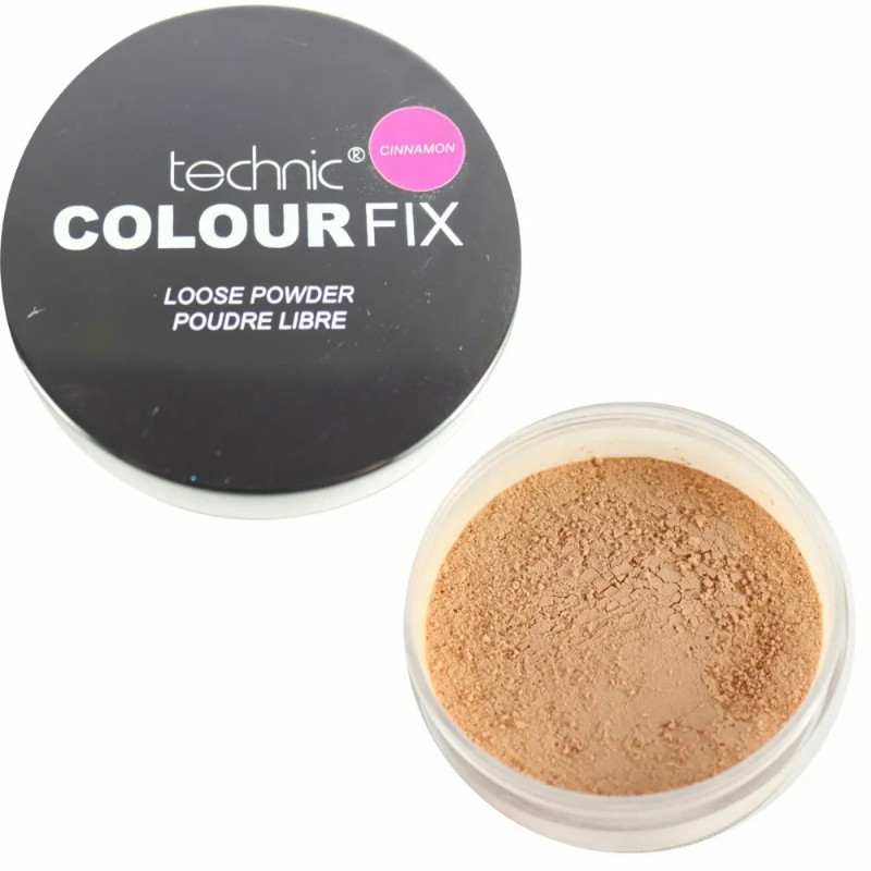 Technic Colour Fix Coloured Loose Powder- Cinnamon