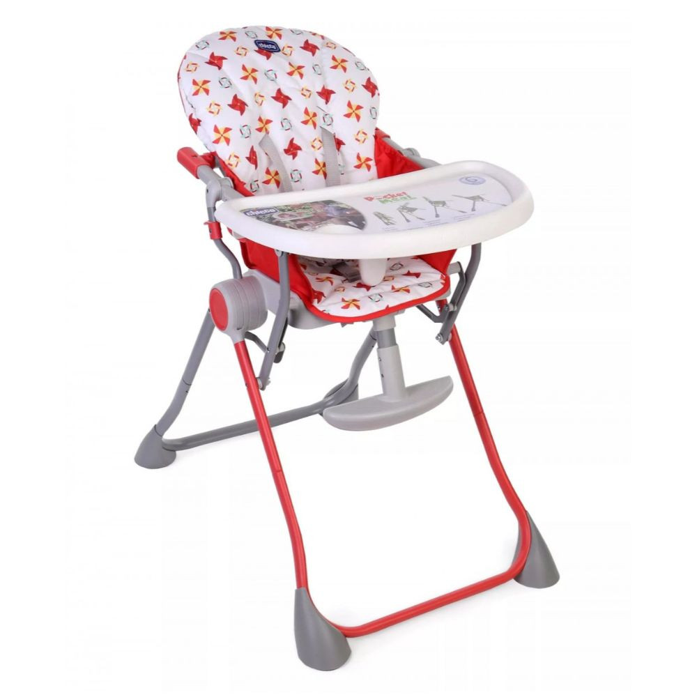 Chicoo POCKET MEAL HIGHCHAIR RED