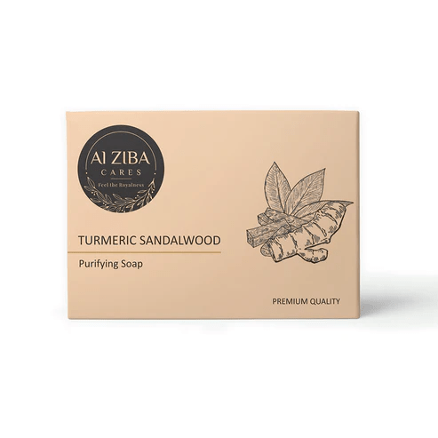 Alziba Turmeric Sandalwood Purifying Soap – 100Gm