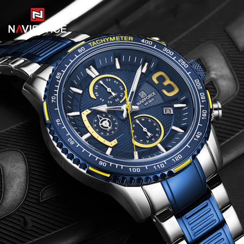 NaviForce- 8017 steel blue Watch