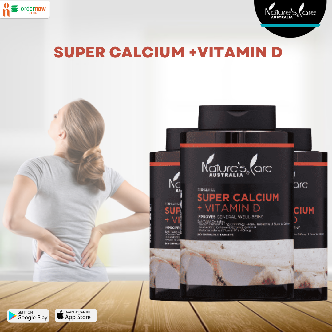 Natures Care Super Calcium + Vitamin D
