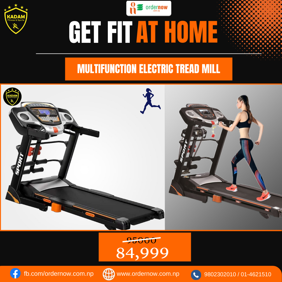 Multifunction Electric Treadmill - 6068