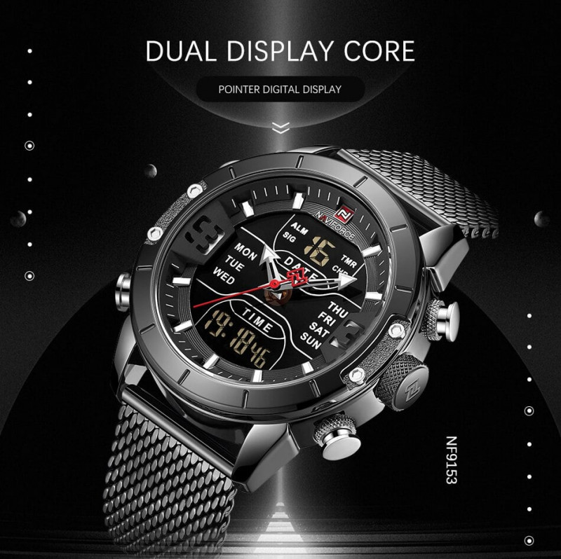 NaviForce-9153 full black Watch