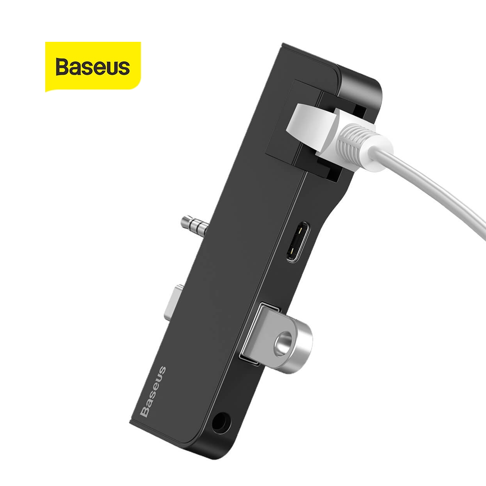 Baseus Multifunctional Hub For Surface Go (Type-C+Audio Male To Rj45+Usb3.0+Type-C (Data) +Audio)