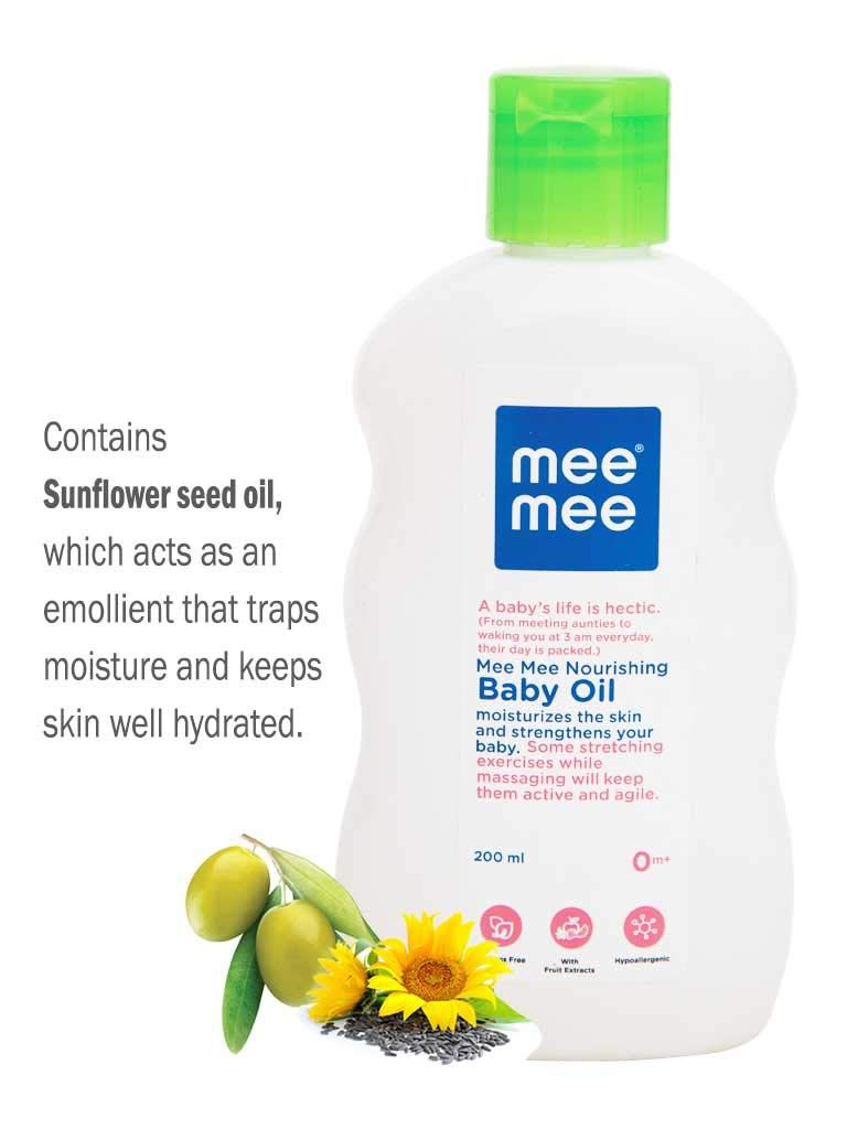 Mee Mee Baby Oil with Fruit Extracts- 200 ml