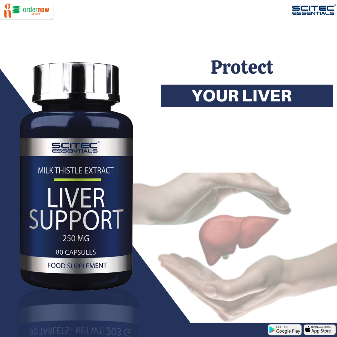 Scitec Essential Liver Support 80 Caps 'Bottle