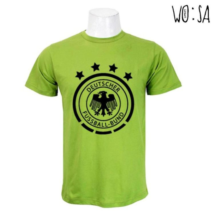 Green 100% Cotton Printed T-Shirt For Men