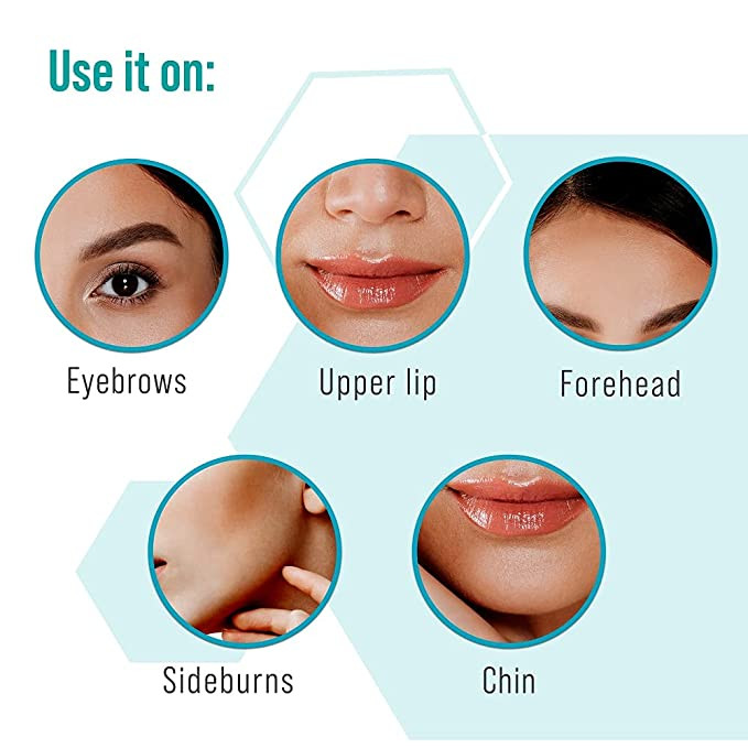 Sirona Facial Razor For Women - 1 Razor | Face Razor & Upper Lips Hair Removal, Eyebrow Shaper & Dermaplaning Tool