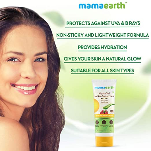 Mamaearth Hydragel Indian Sunscreen For Sunprotection