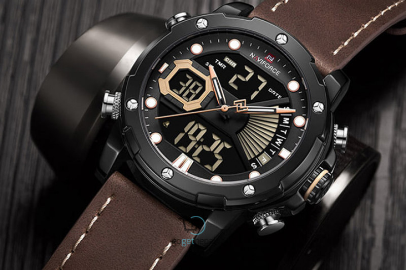 NaviForce-9172 Brown Watch