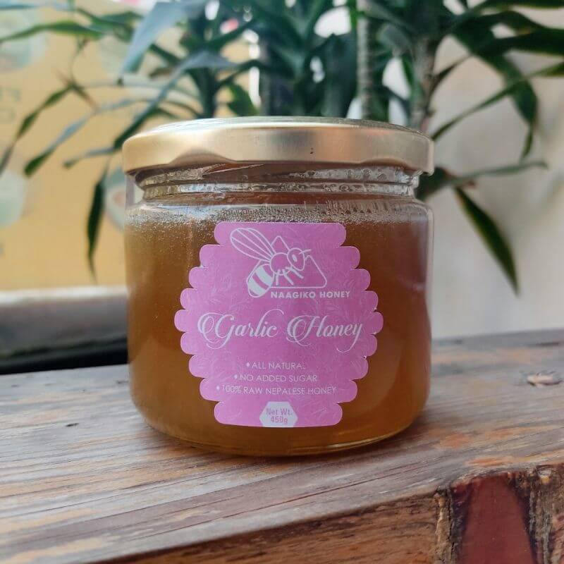 Naagiko Garlic Infused Honey(450Gm)