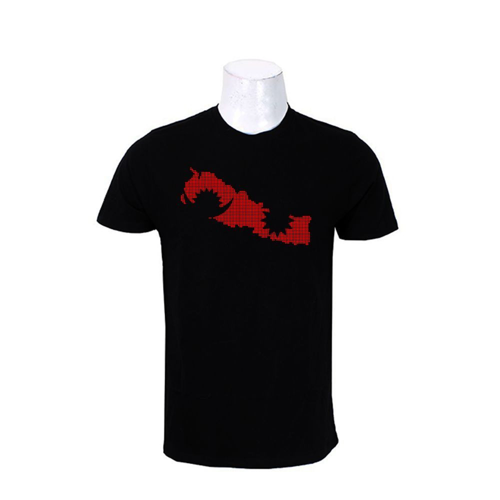 New Map Nepal Printed T-Shirt For Men