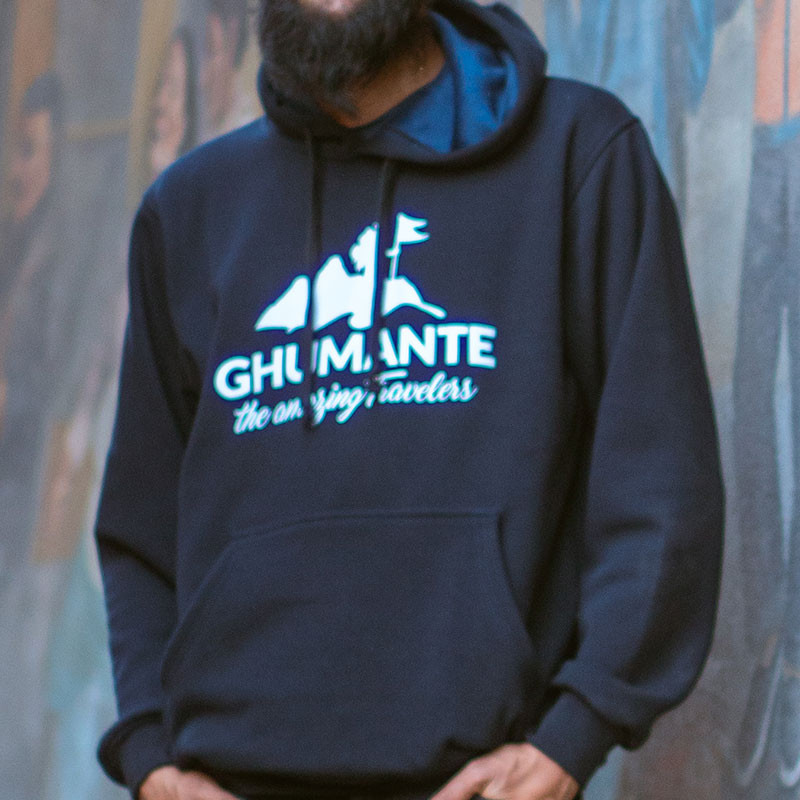 Ghumante Hoodie Dark Navy Blue