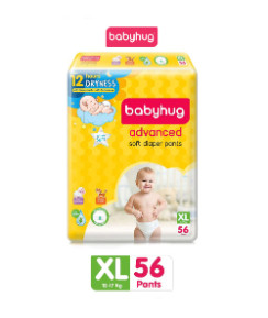 Babyhug Advanced Pant Style Baby Diapers Extra Large - 20 Pieces