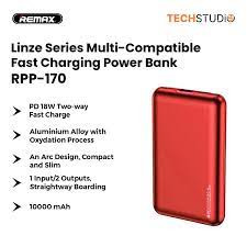 Remax Linze Series 22.5W Fast Charging Power Bank 10000Mah Rpp-170