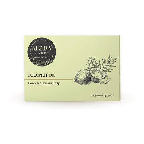 Alziba Coconut Oil Deep Moisturize Soap – 100Gm