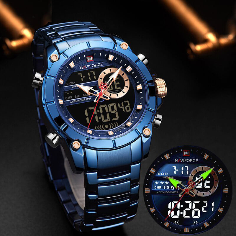 NaviForce-9163 Blue Watch