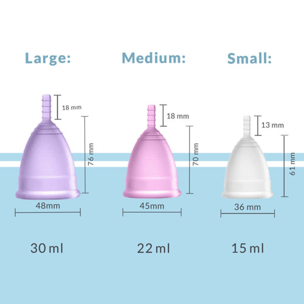 Sirona Reusable Menstrual Cup With Medical Grade Silicone – Small