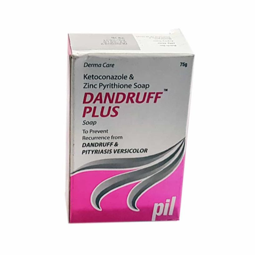 Dandruff Plus Soap, Medicated Treatment Of Dandruff - All Hair Type - 75Ml - Pack Of 2