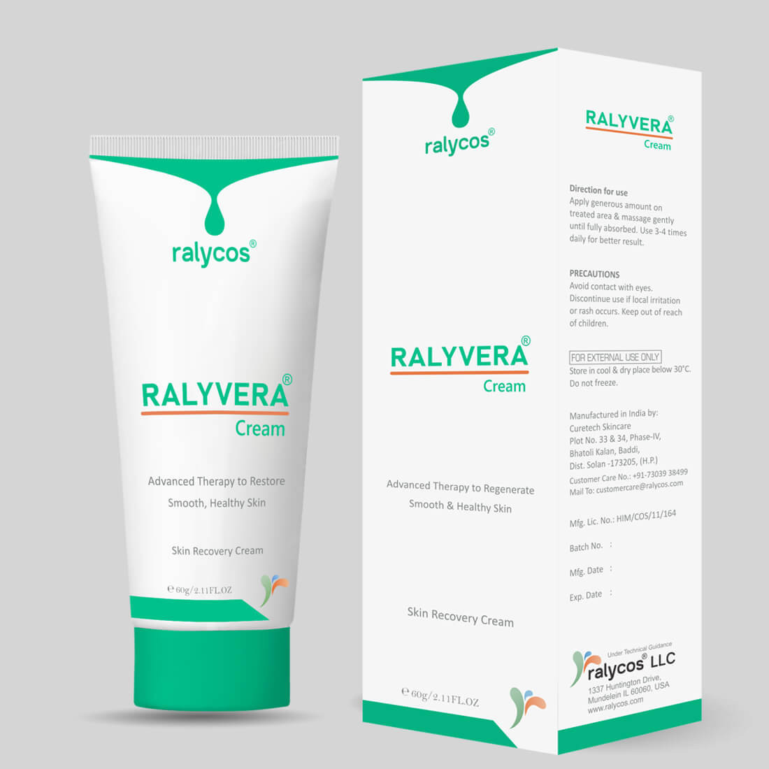 Ralycos Ralyvera Cream 60Gm