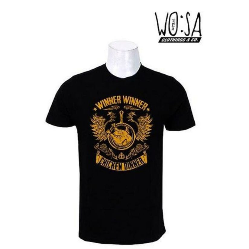 Pubg Wings Fly Back Printed T-Shirt For Men
