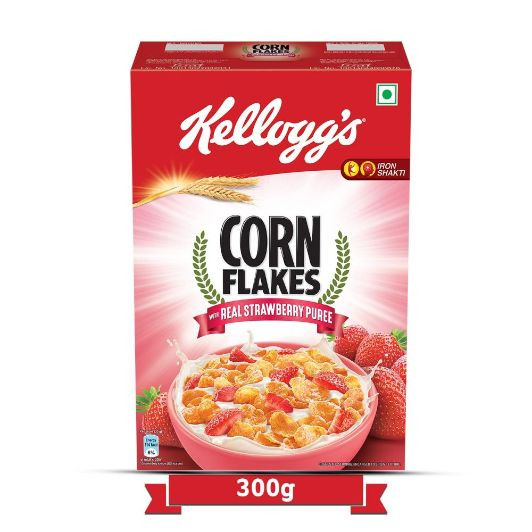 Kellogg's Corn Flakes Strawberry 300 gm x 16