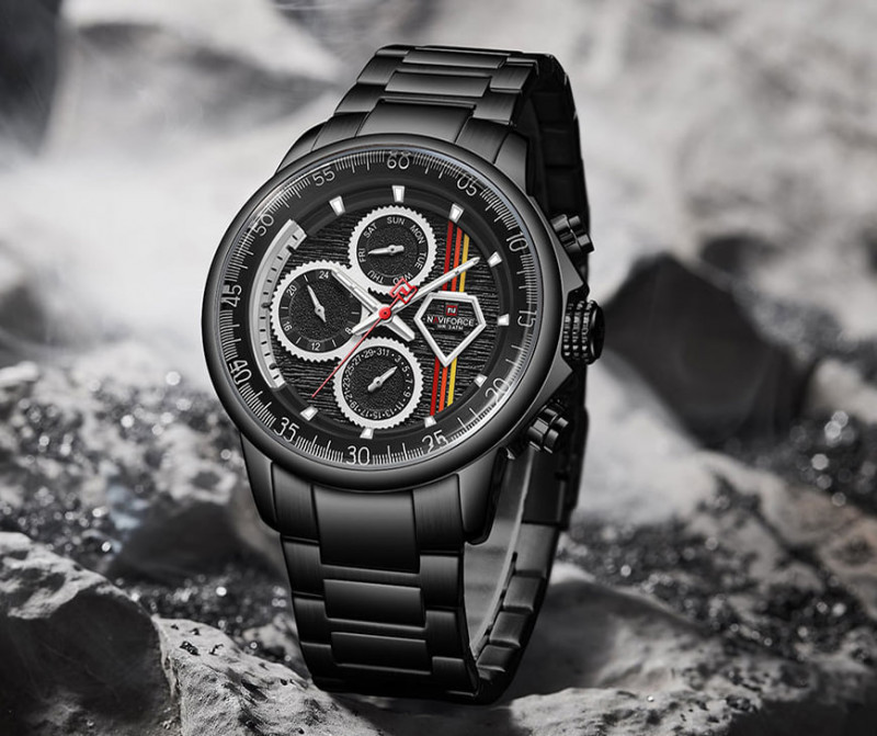 NaviForce-9184 Full Black Watch