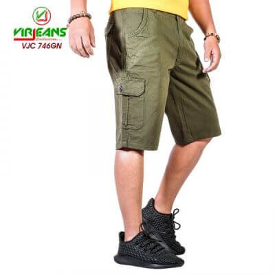Virjeans (Vjc 746) Summer Cotton Cargo Half Pant(Shorts) For Men